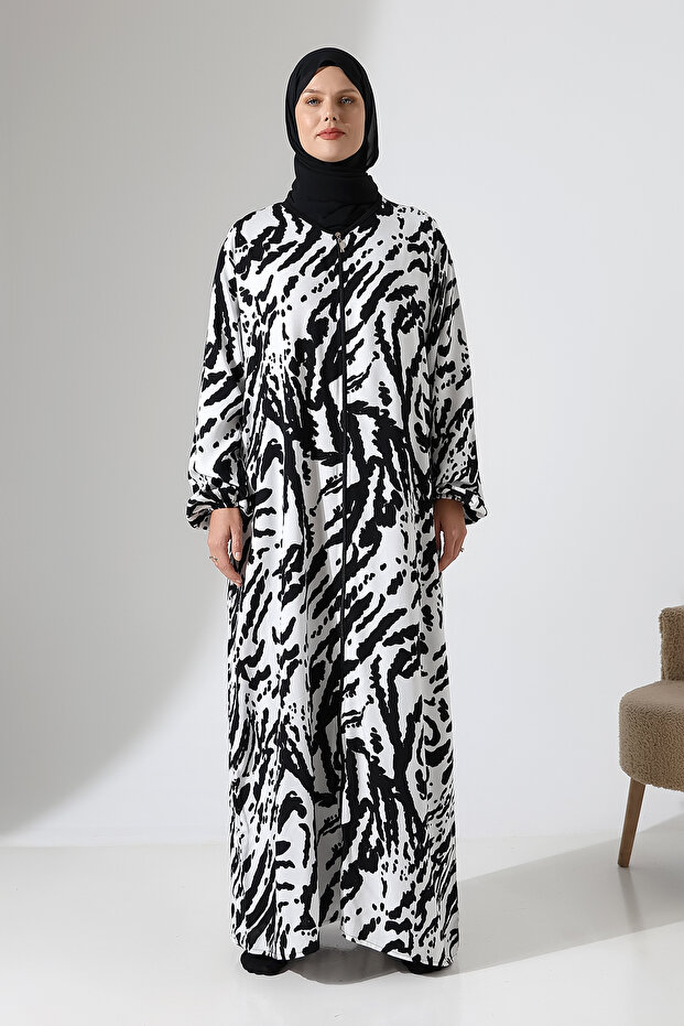 Women's Viscose Prayer Dress with Zippered Pockets Li̇kapa