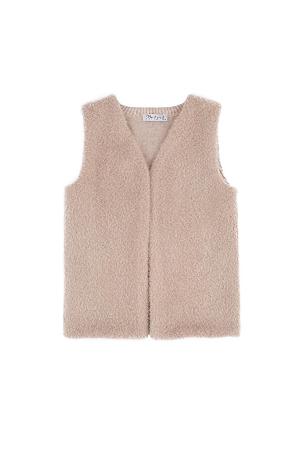 Knitted Plush Vest