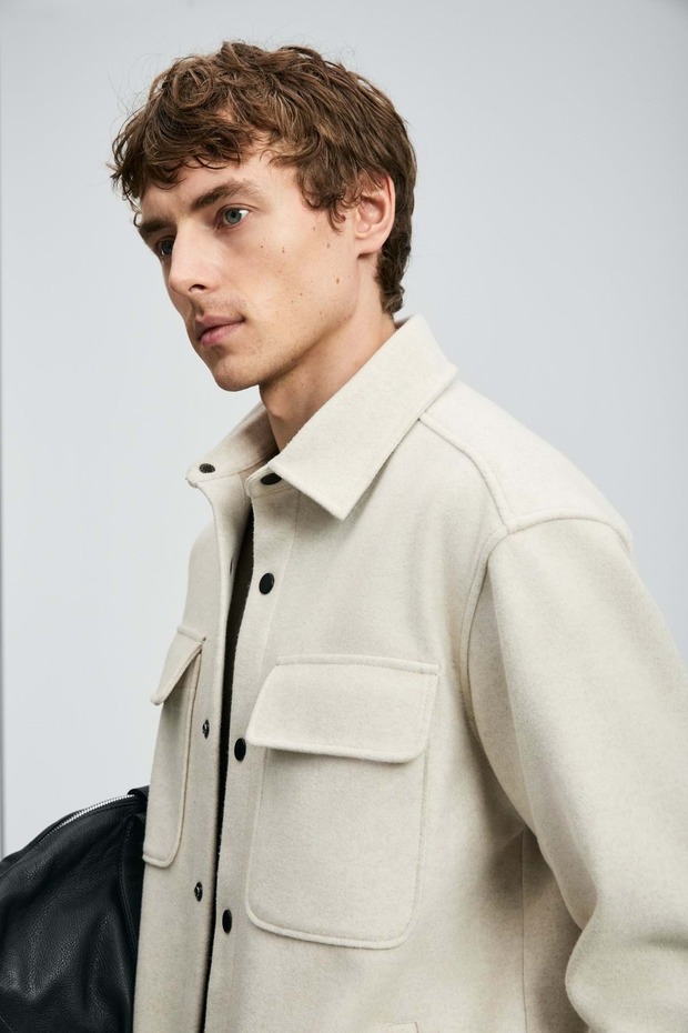 112120261 Andre Erkek Örme Ceket EKRU - 4