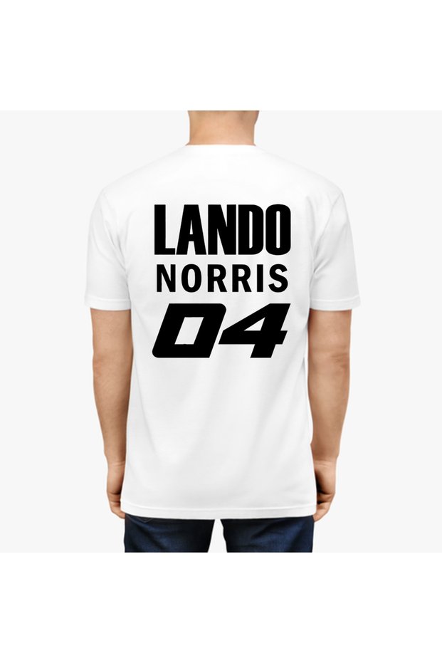 Lando Norris Printed Cotton Short Sleeve Regular Fit F1 T-Shirt