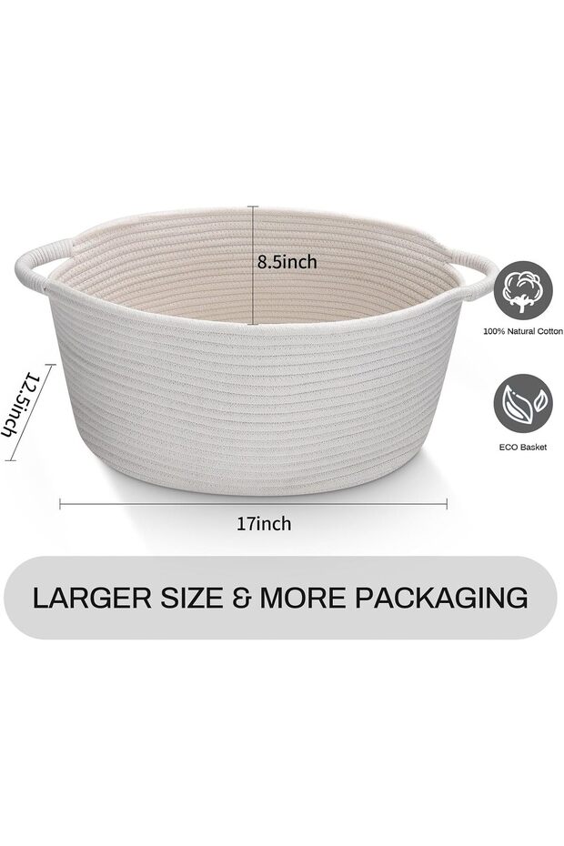 سله خيش باللون الابيض - 2