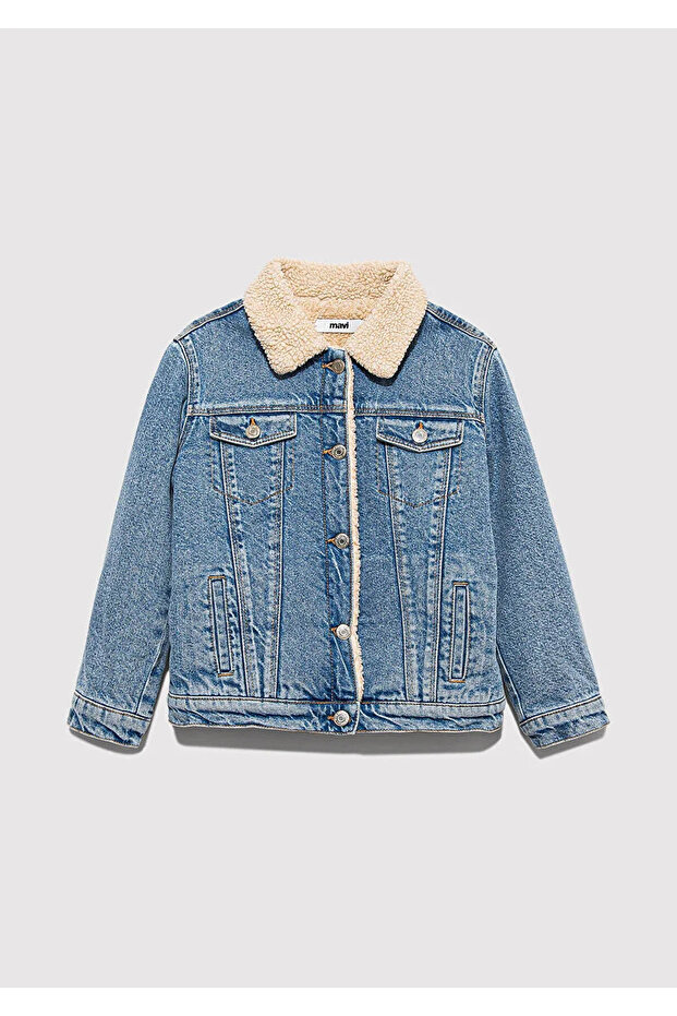 Atlas 90Lar Faux Fur Jean Boys Jacket M6111403-90875