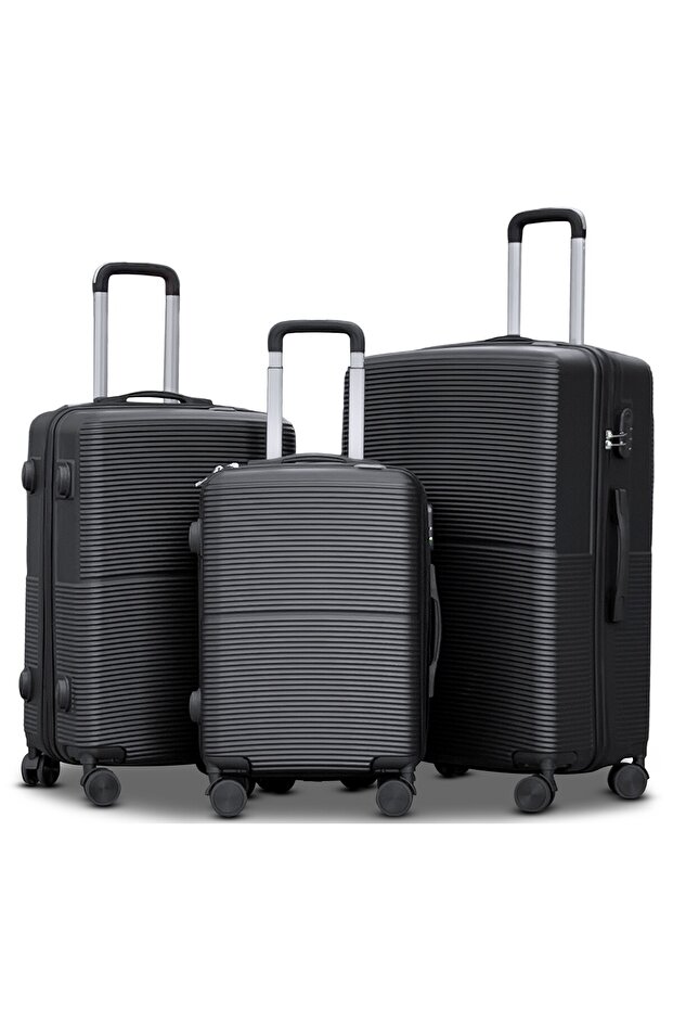 Hard Shell Lightweight ABS 3PCS SET (20/24/28 Inch) Luggage, Secured Lock Suitcase