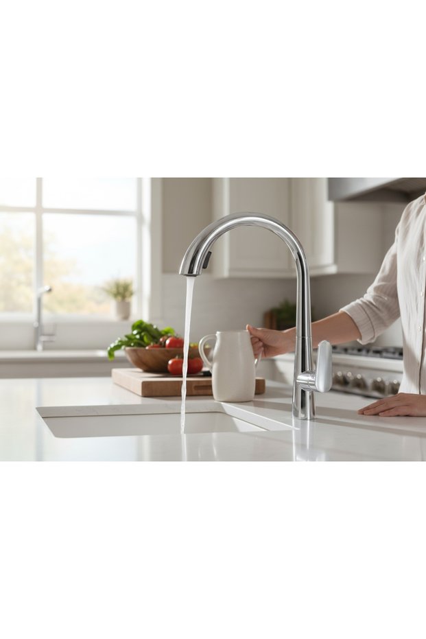 Spiral Kitchen Faucet Extension System Sink Fixture Hidden Spiral Anti-Limescale Color
