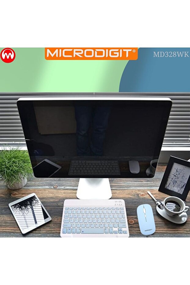 مجموعة لوحة المفاتيح والماوس اللاسلكية المدمجة ثنائية الوضع (MD328WK) - 8
