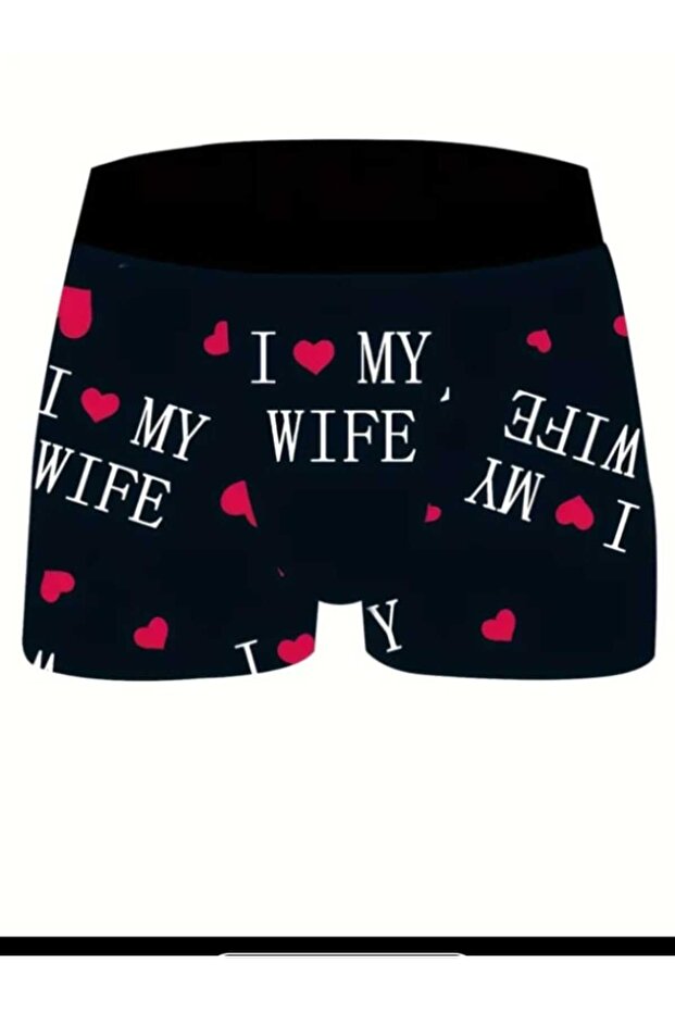 Baskılı KALPLİ Boxer - 1