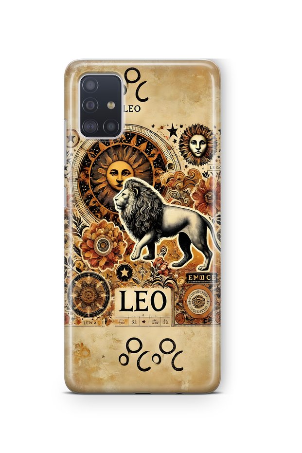 Samsung Galaxy A51 Compatible Leo Patterned Transparent Phone Case