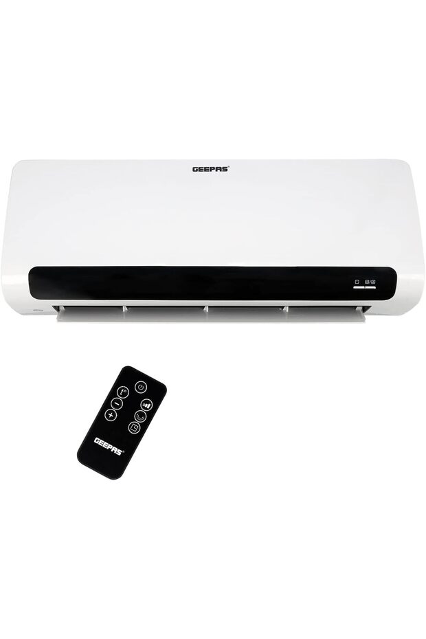 PTC Ceramic Wall Heater, LED Temperature Display, GWH28518-7.5 Hours Timer, 2200W Power, Remote Control, Temperature Control White