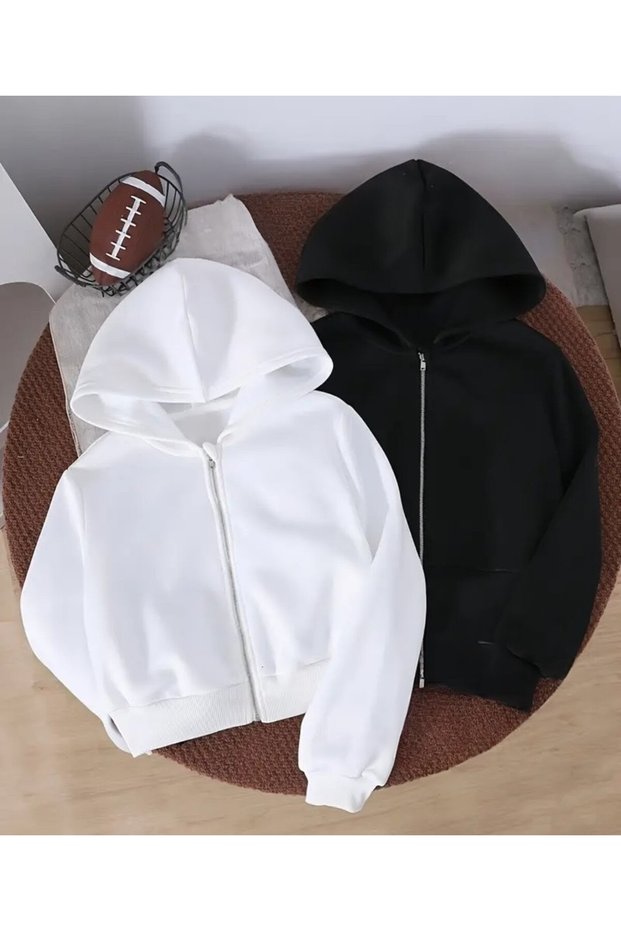2 Colors Hoodie Sweatshirt