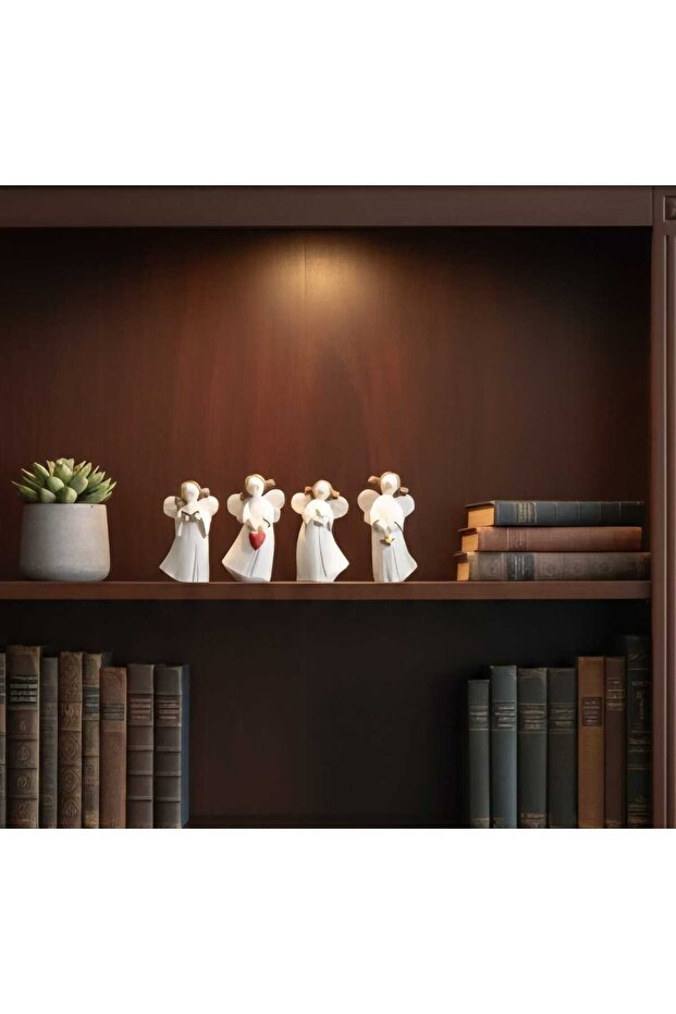 4 lü Melek Polyester Biblo - 1