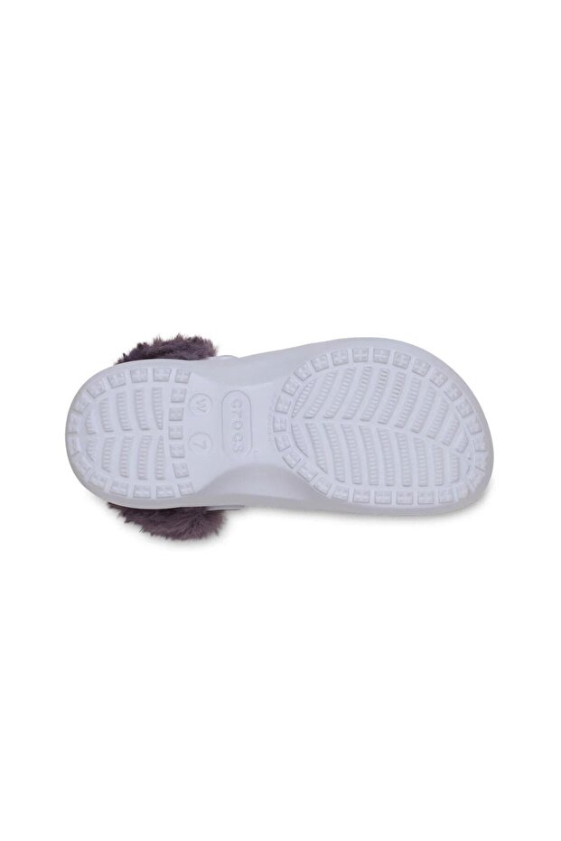 Classic Platform Fuzz Lined Kadın Terlik - 4