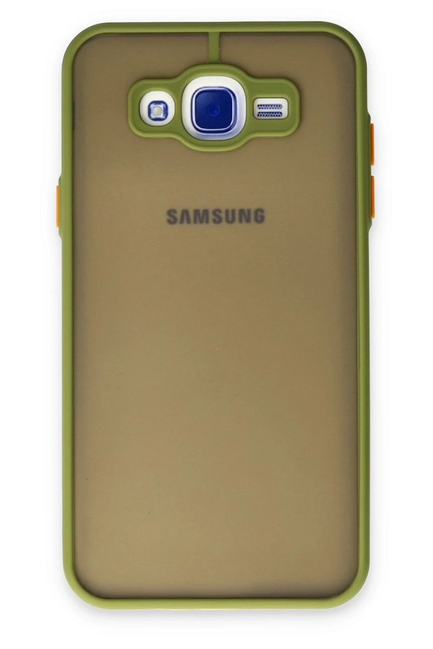 Mtxdpn Samsung Galaxy J7 Case Montreal Silicone Cover - (25817) Light Green