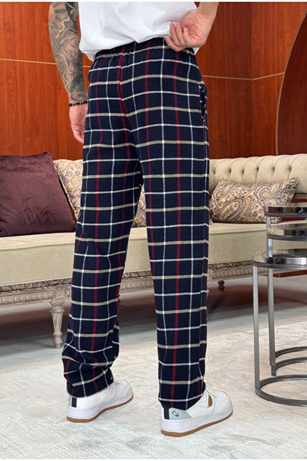 Ekose Pijama Altı - 7