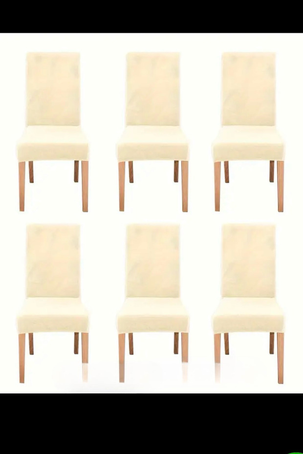 Chair Cover Chair Cover Stretch Fabric Stretchable Washable 6Pcs Velvet Fabric Chair Cover