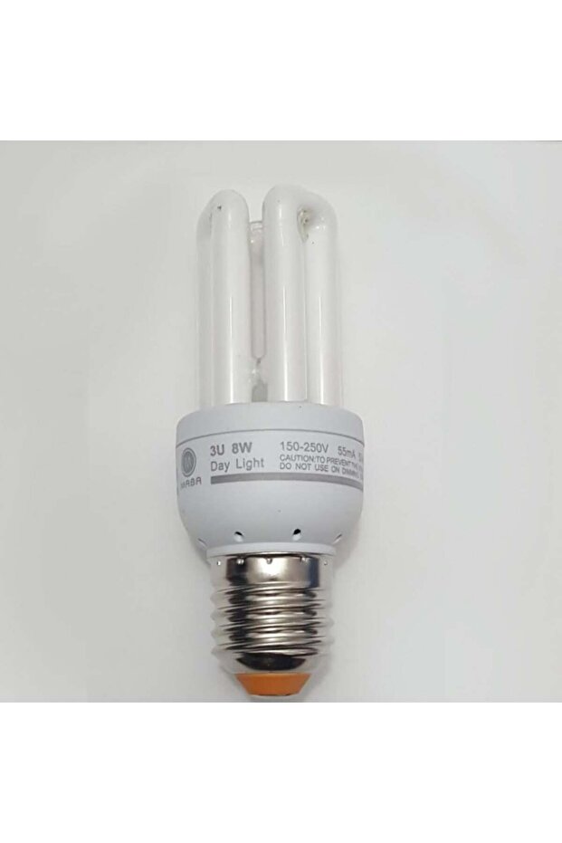 energy saving lamp E27 8W 220V 6500K ابيض عدد 5حبة