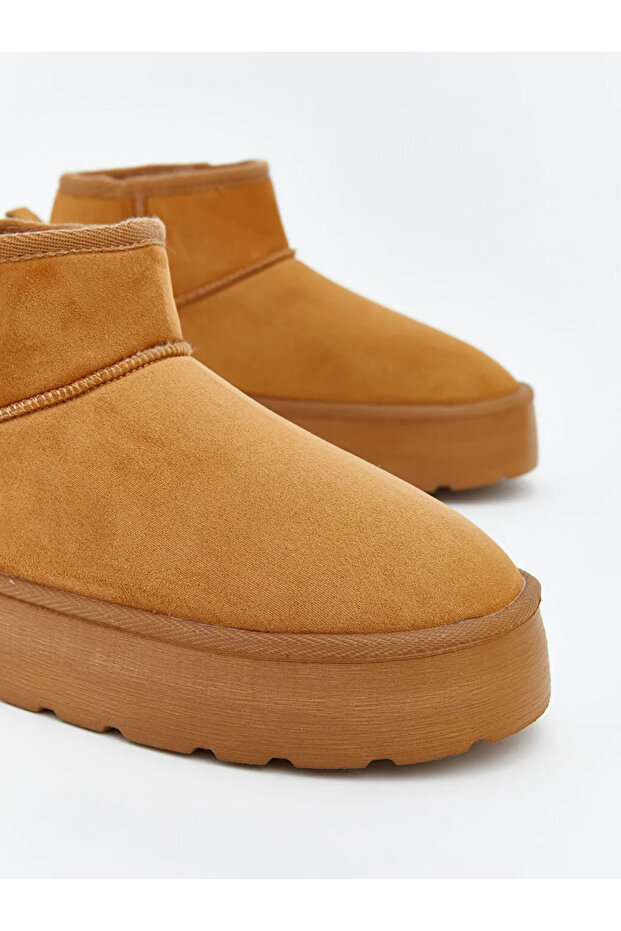 LCW STEPS Kahverengi Süet Görünümlü Kadın Bot - 3