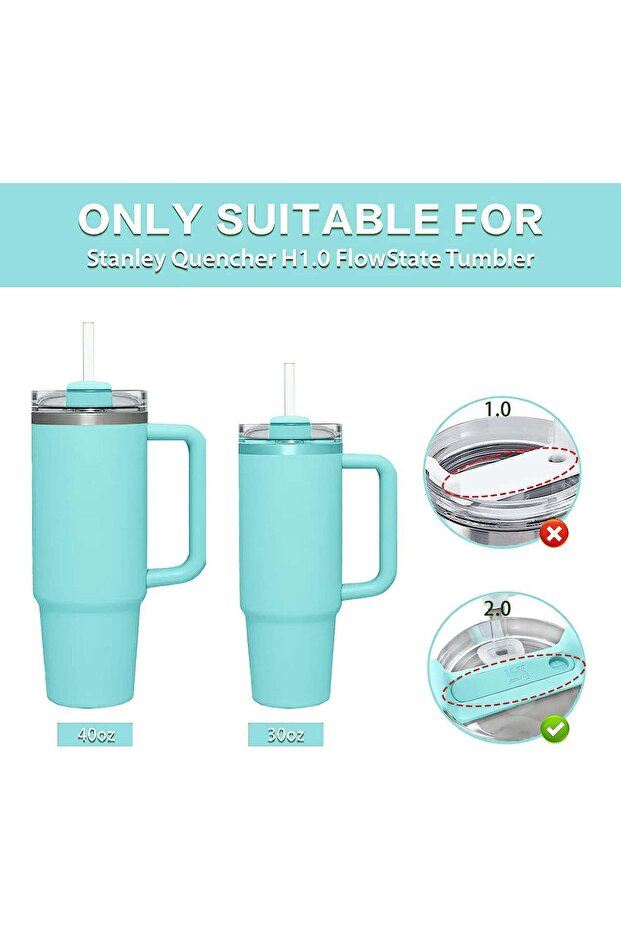 Silicone Spill-Proof Stopper Set of 3 for Stanley 40oz/30oz - ZUKOMORE
