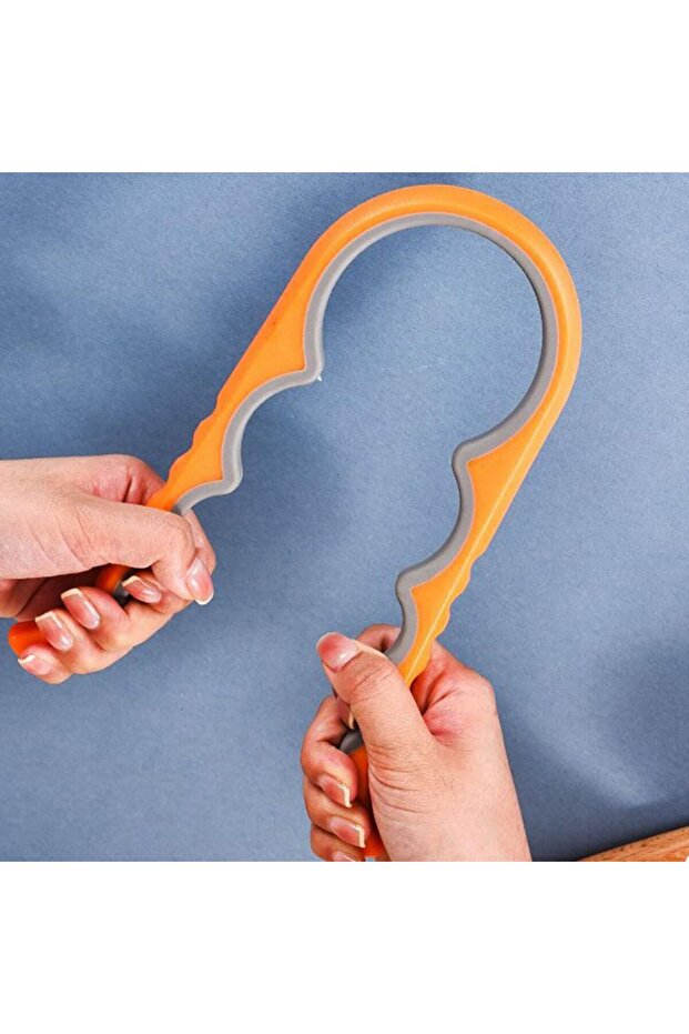 قطعة واحدة من فتاحة الجرار متعددة الوظائف 4 في 1، وقبضة الجرار (أحمر) - 4