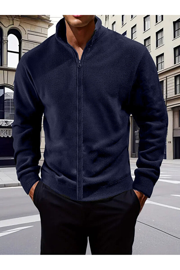 Black Men's Cotton Fleece 100% Cotton Comfortable Wide Shoulder Fit