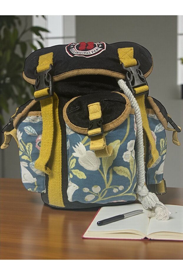High Quality Single Compartment Vintage Design Unisex Backpack Daily School Trip Camping Trekking Bag Kc Octopus Bag