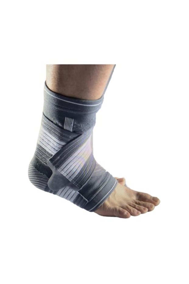 Elastic Ankle Support, Gray, Unisex