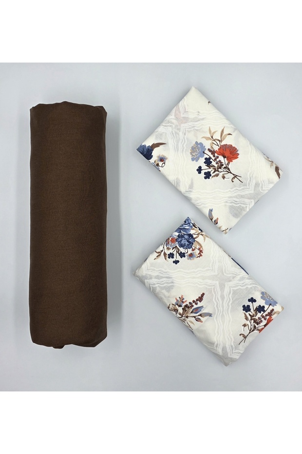 100% Cotton Fabric Fitted Sheet+Pillowcase Corner Depth 28-30 CM Soft Fabric New Season