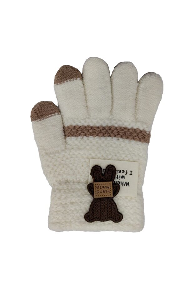 Kitti 3-6 Yaş Erkek Çocuk Örme Eldiven - 1