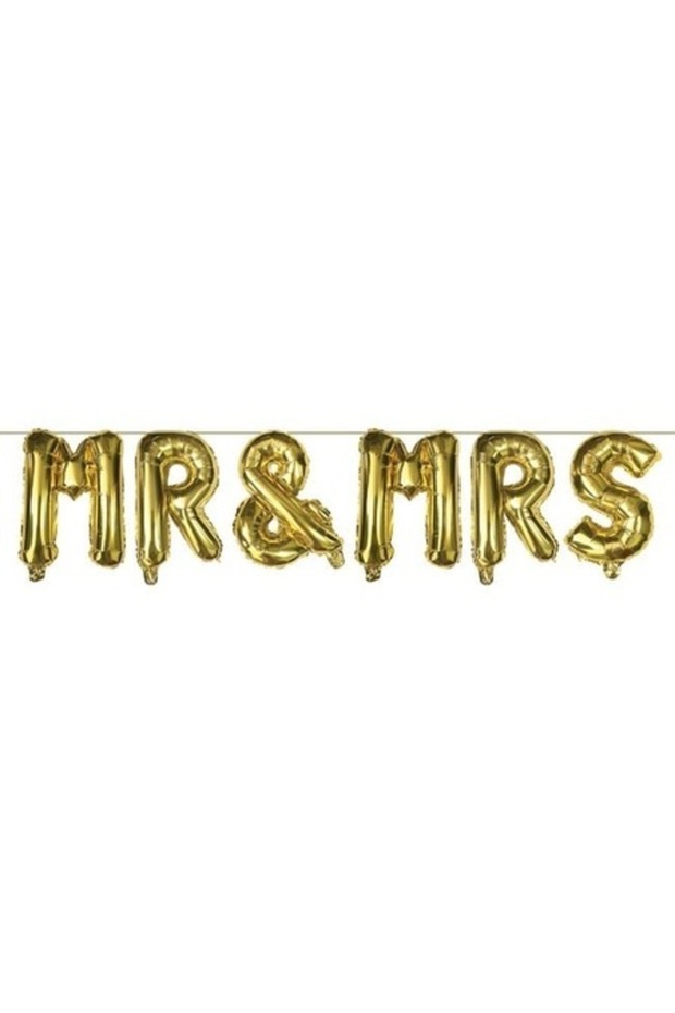 Mr & Mrs Foil Balloons Set