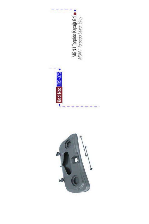 Torpedo Cover (225402) Gray Mgn Compatible