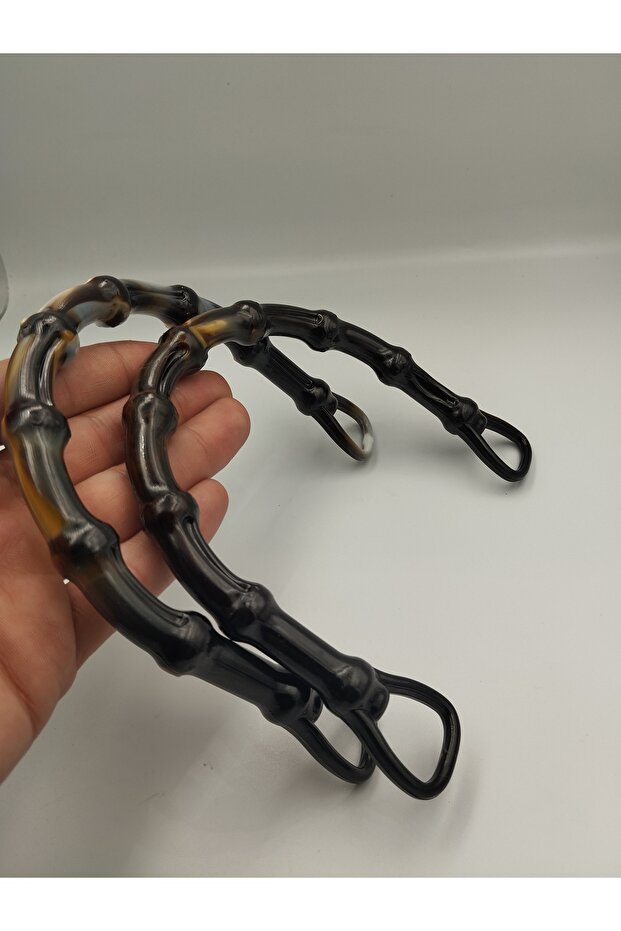 Bambu Görünümlü Plastik Çanta Sapı - 2