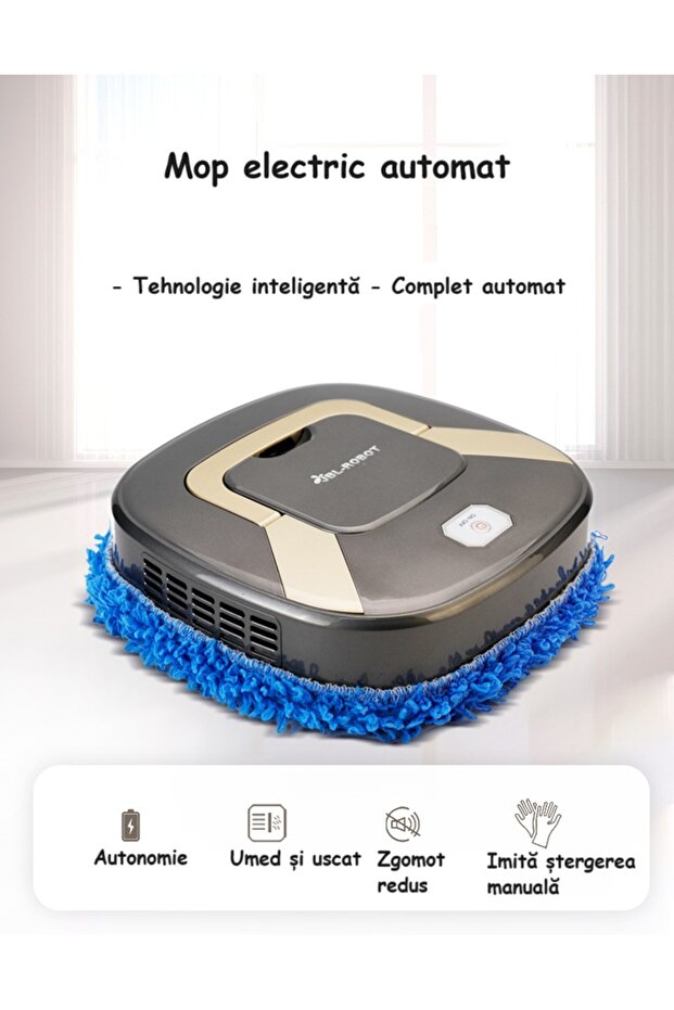 Smart cleaning robot, Automatic , dry and wet mopping, 2200mAh battery - 3