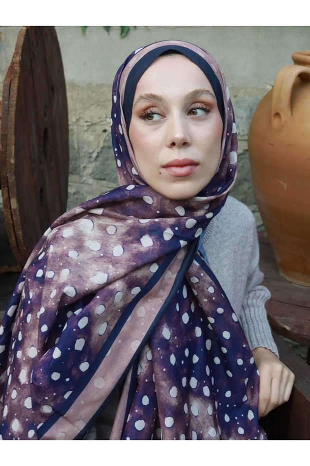 شال لينا بنمط الغزال - 3