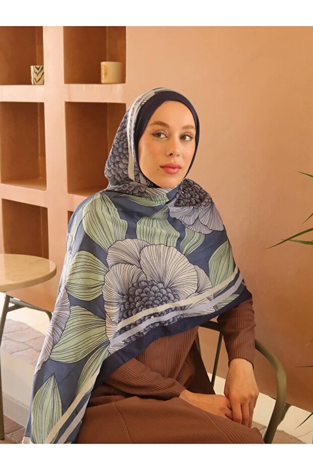 Seraflora Desen Bambu Şal - 3