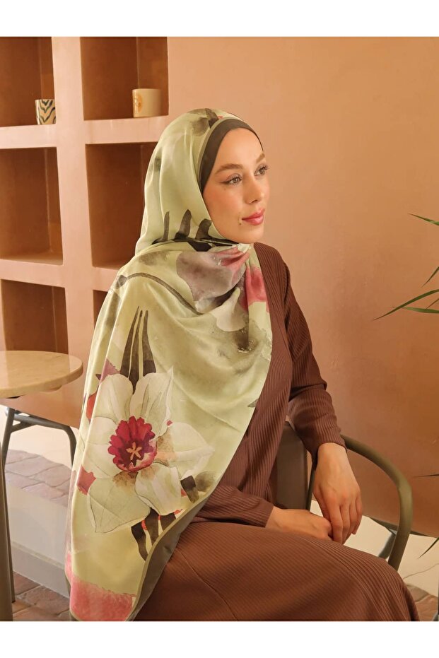 Serella Desen Bambu Şal - 1