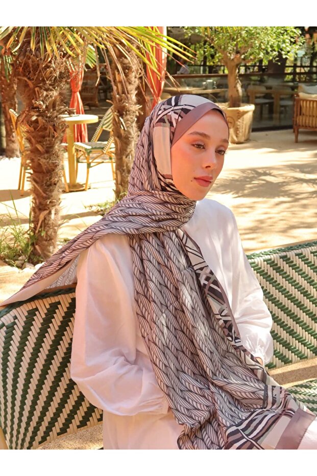 شال حرير دينية بنمط نورين