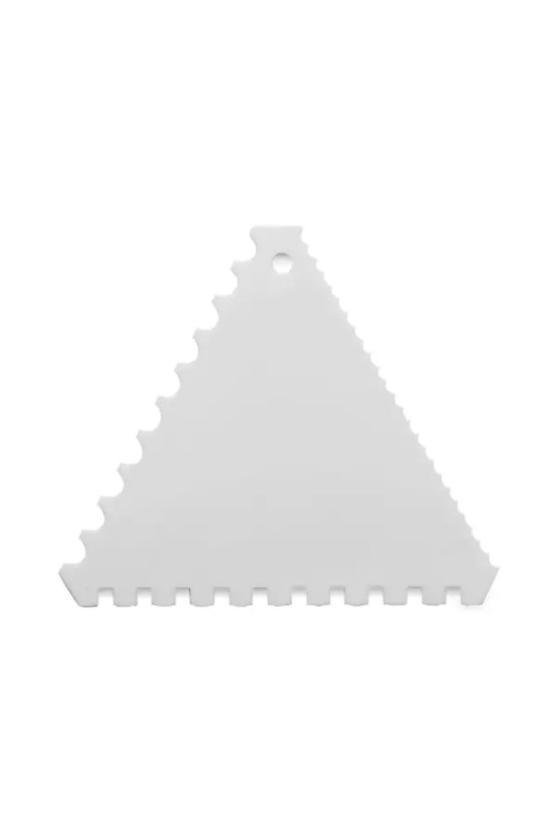 Triangular modeling scraper for decorating, 11 cm