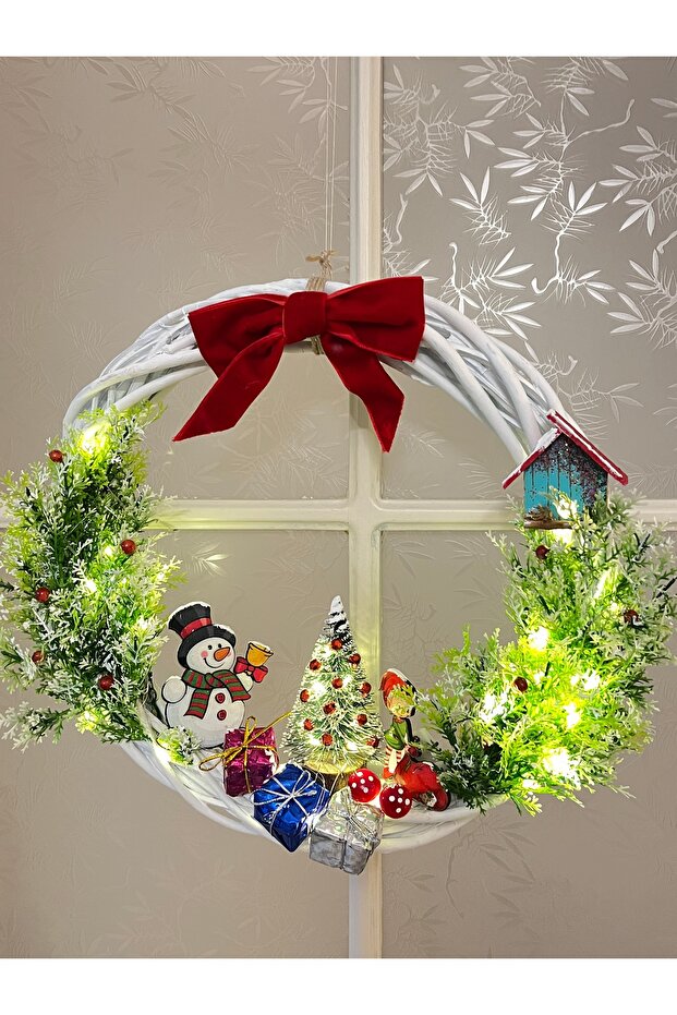 Lucky Store Işıklı Yılbaşı Kapı Süsü - 3