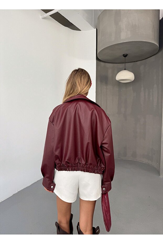 Bloom Trend Basic Deri Ceket - 7