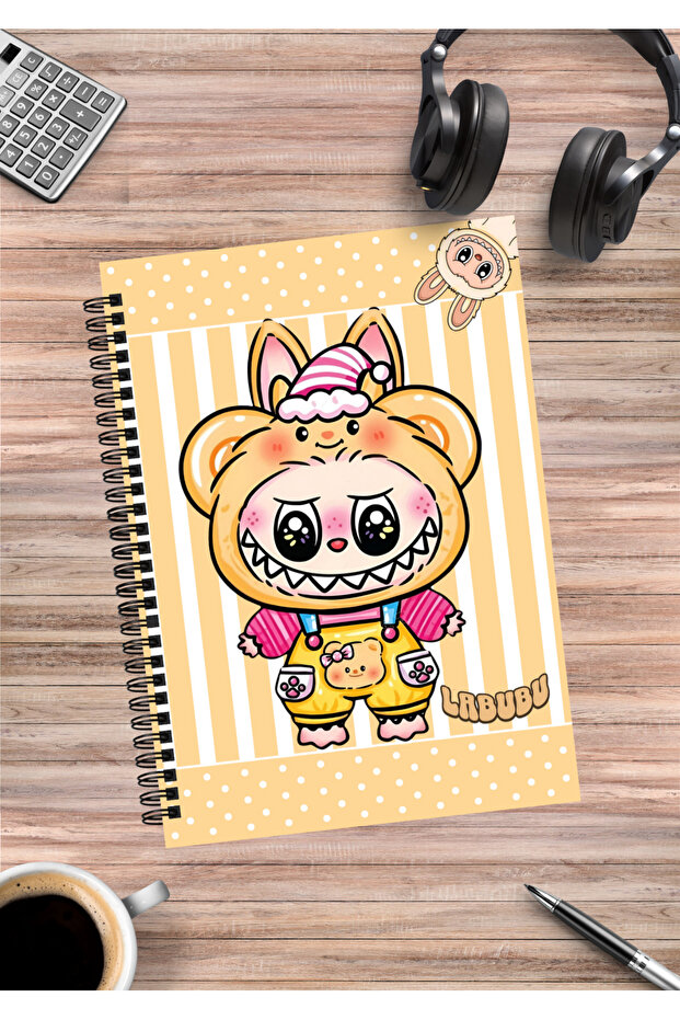 Labubu Spiral Notebook A5 (50 Sheets)