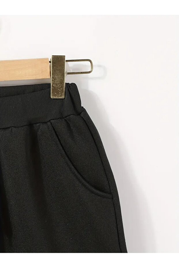 Unisex New York Printed Crew Neck Oversized Bottom-Top Set Jogger Cotton Tracksuit Set - 8