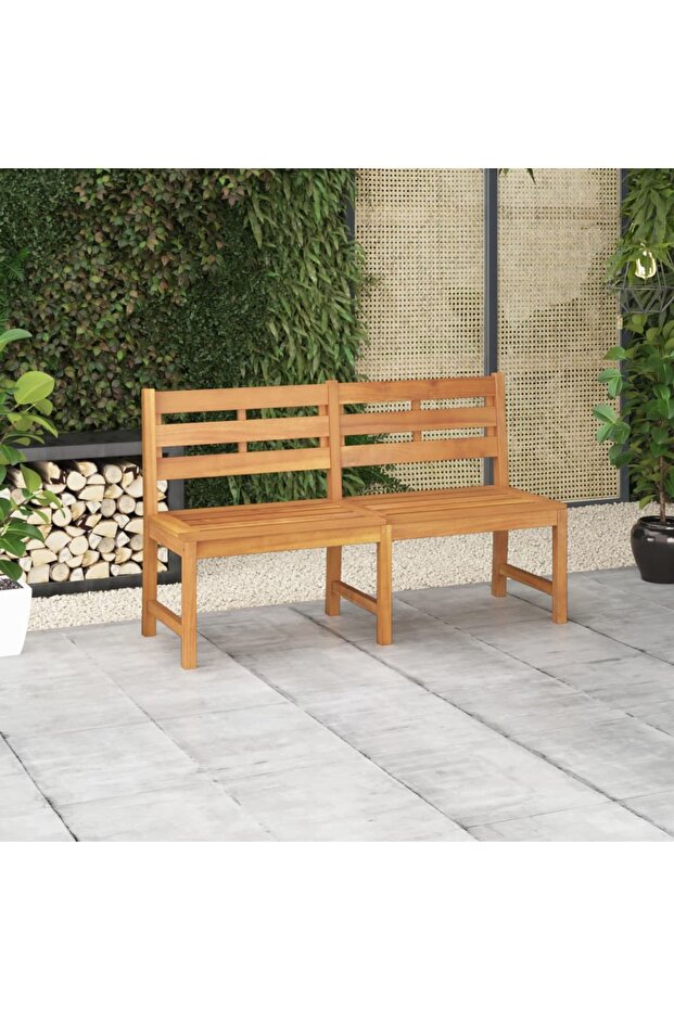 Garden Bench 150 cm Solid Teak Wood