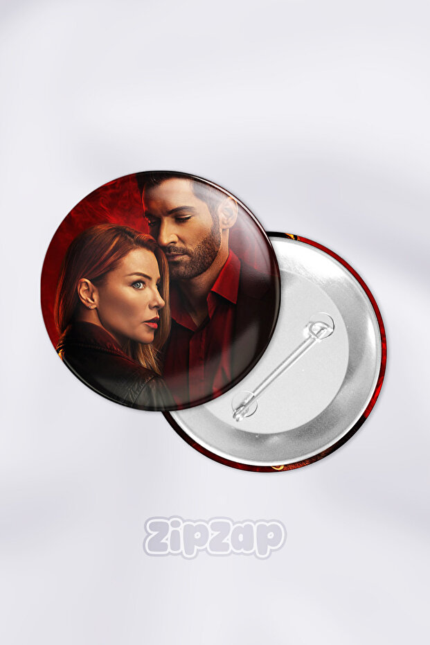 Lucifer Series Bag Ornament Pin Button Badge Set (1 Pc)