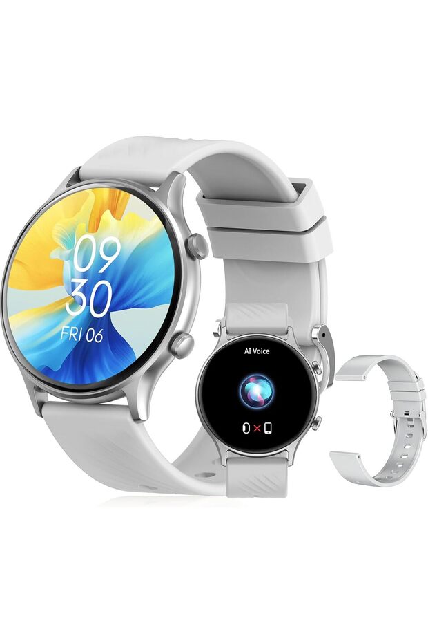 ZW04 Smart Watch, 1.39" HD Display, Muslim Prayer Alerts, SpO2/Heart Rate/Sleep Monitor, 120+ S