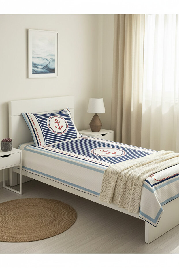 Marine Anka Children's Pique Set