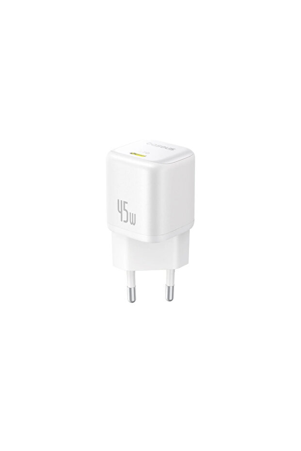 PicoGo GaN Super Hızlı1C 45W Extra Küçük Boyutlu Şarj Cihazı Beyaz - 1