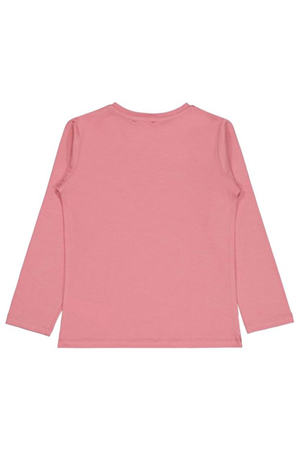 Basic 6-9 Yaş Sweatshirt - Pembe 8-9 Yaş - 4