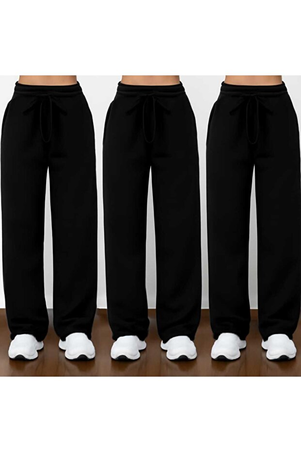 بنطال رياضي أساسي ثلاثي الألوان من Ksın لفصل الشتاء - 1