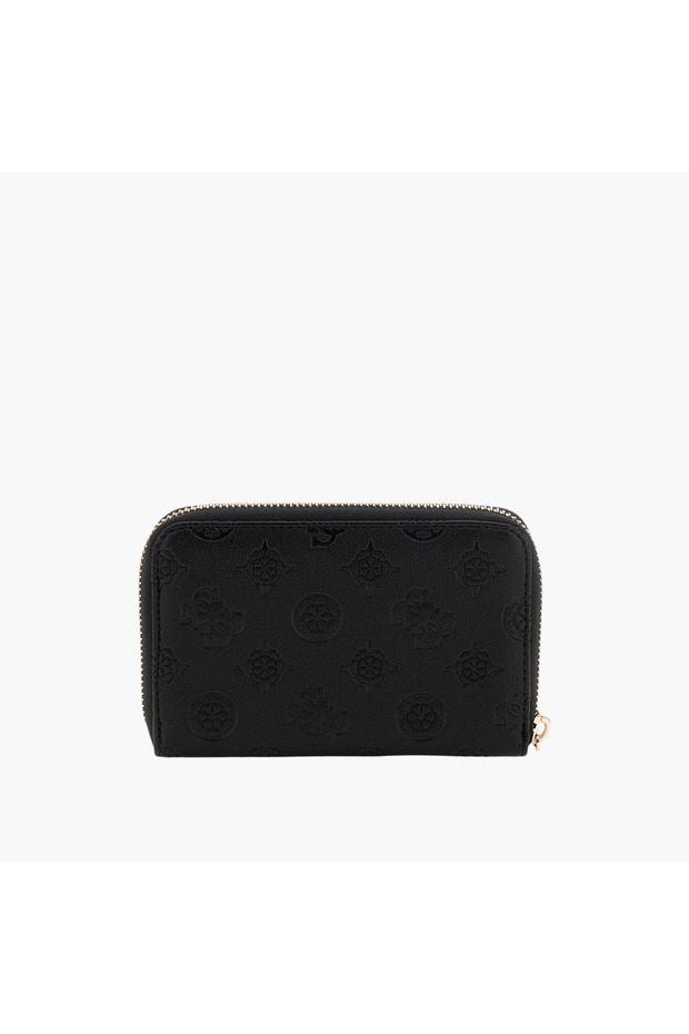 Embossed Logo Zip Wallet - 2