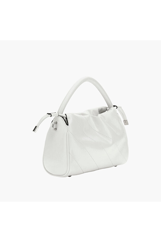 حقيبة يد مبطنة برباط - 2