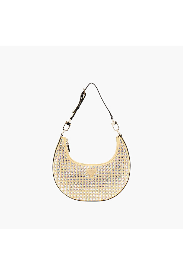 Studded Hobo Shoulder Bag